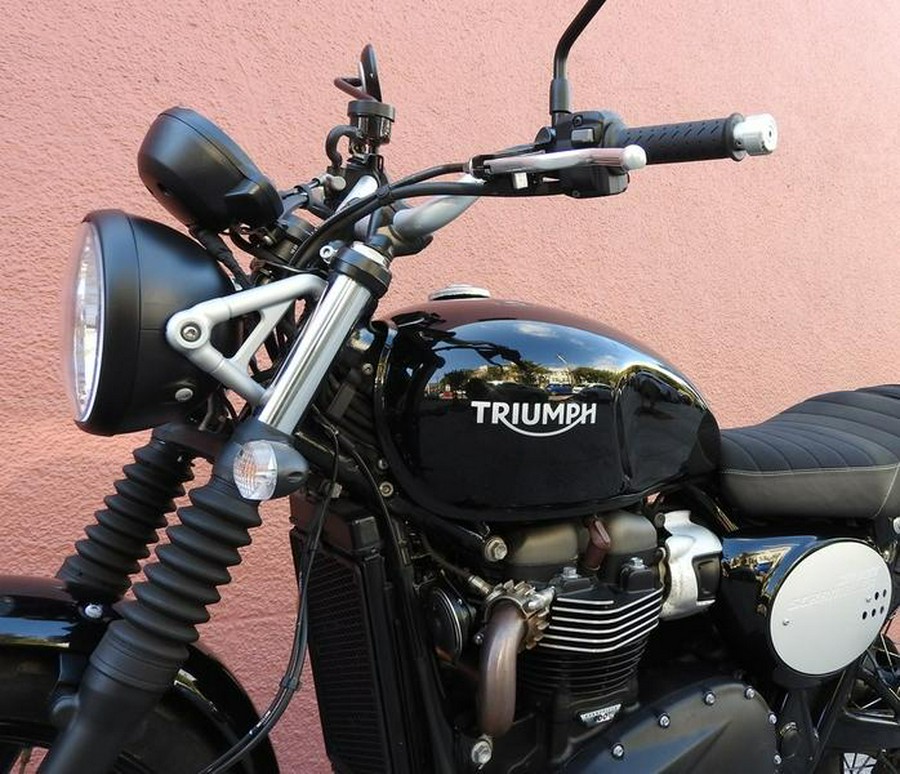 2023 Triumph Scrambler 900 Jet Black