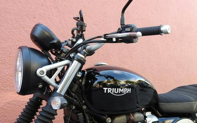 2023 Triumph Scrambler 900 Jet Black