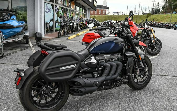 2025 TRIUMPH Rocket 3 Storm GT Matte Sapphire Black and Satin P