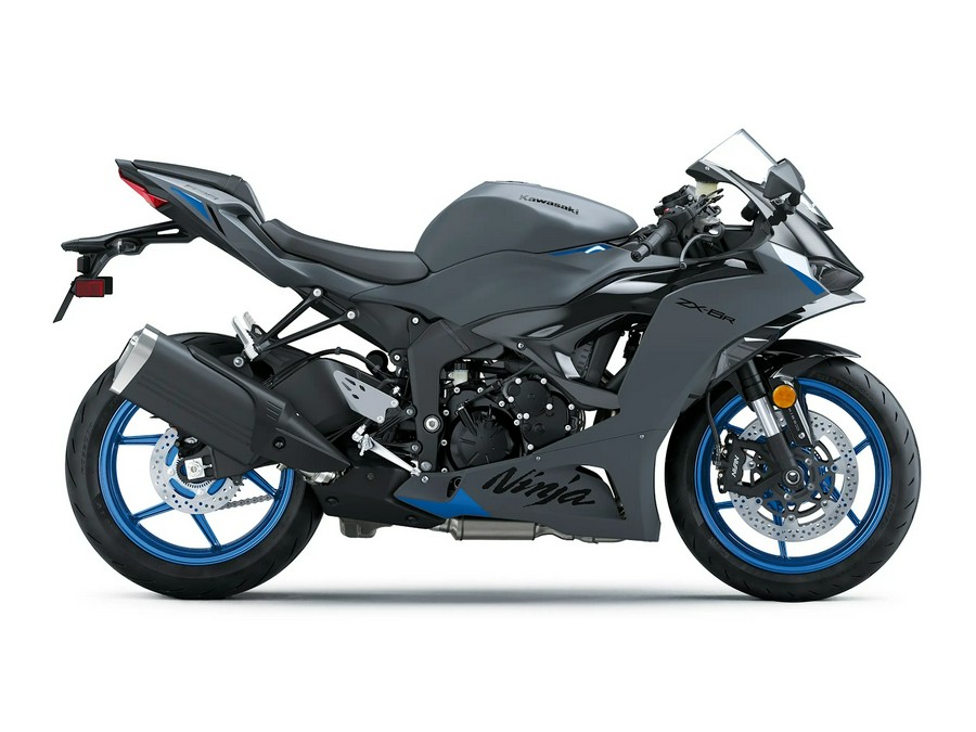 2026 Kawasaki NINJA ZX-6R ABS Metallic Matte Dark Gray/Ebony - TA043651