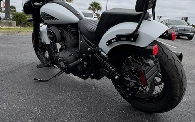 2024 Indian Chief Bobber Ghost White Metallic Smoke