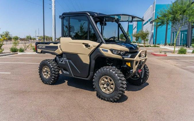 2025 Can-Am® Defender Limited HD10 Desert Tan & Stealth Black