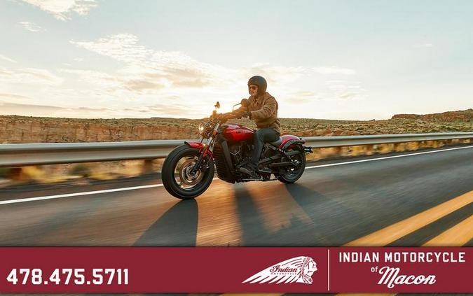 2024 Indian Motorcycle® Scout® Bobber ABS Sunset Red Smoke