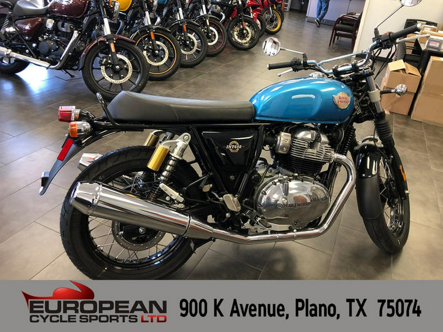 2023 Royal Enfield INT650 Ventura Blue