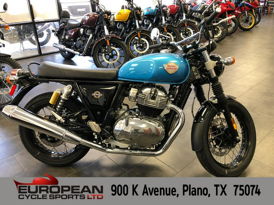 2023 Royal Enfield INT650 Ventura Blue