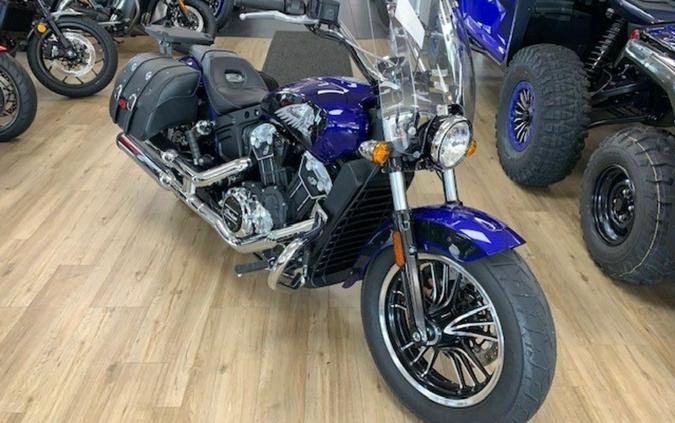 2023 Indian Motorcycle® Scout® ABS Spirit Blue Metallic/Black Metallic