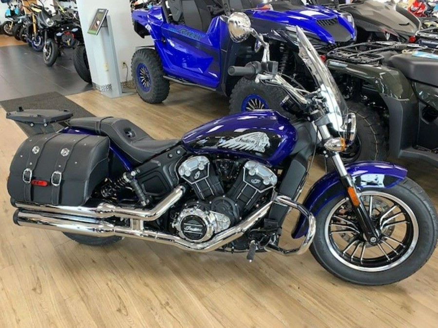 2023 Indian Motorcycle® Scout® ABS Spirit Blue Metallic/Black Metallic