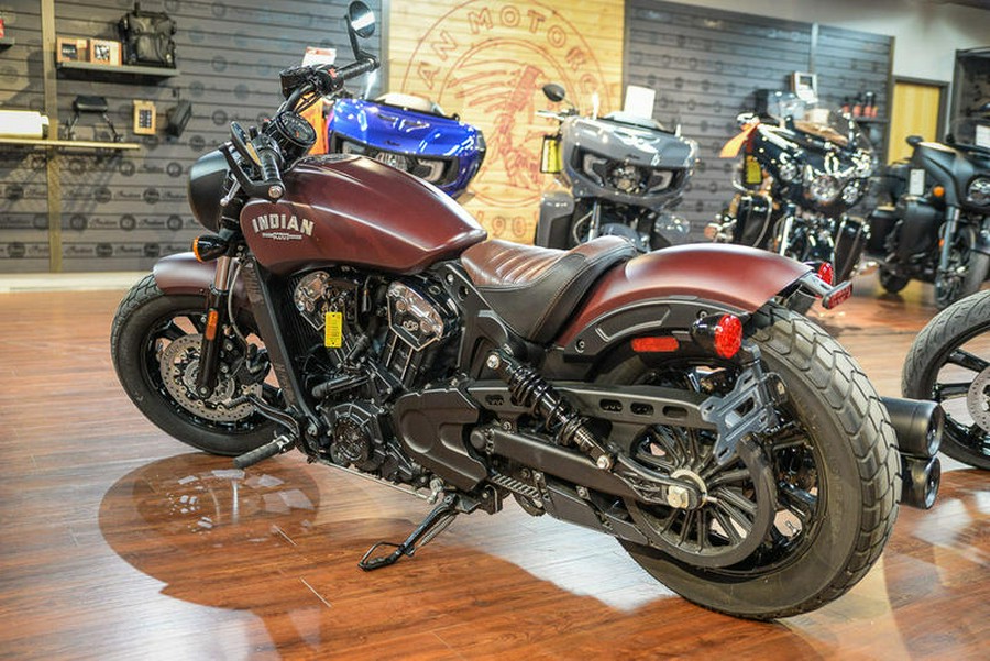 2021 Indian Motorcycle® Scout® Bobber ABS Maroon Metallic Smoke
