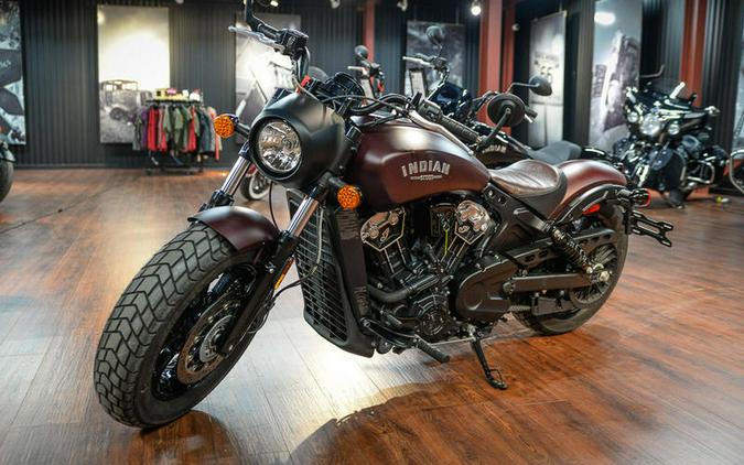 2021 Indian Motorcycle® Scout® Bobber ABS Maroon Metallic Smoke