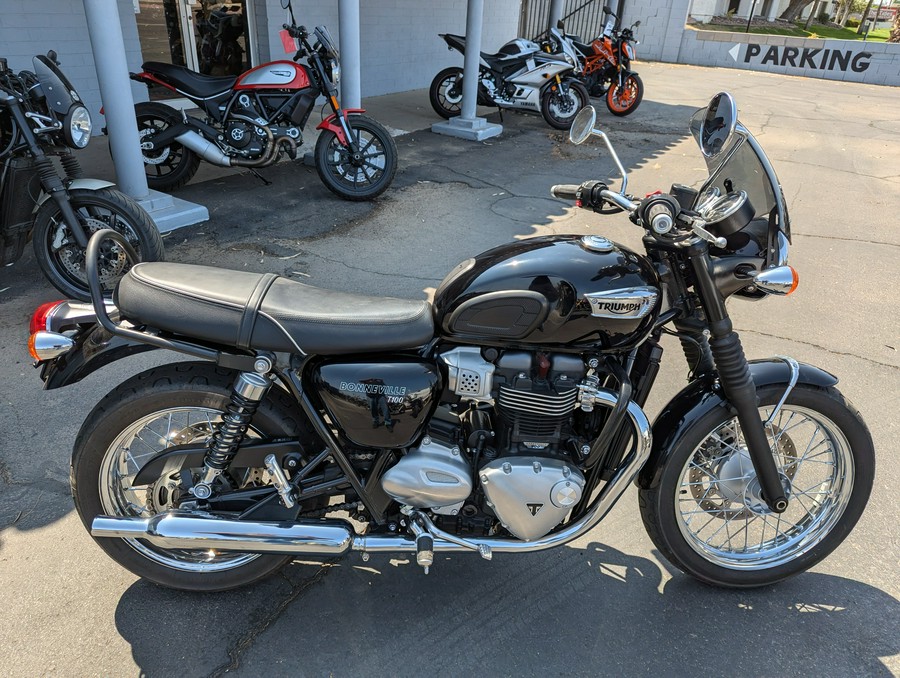 2019 Triumph Bonneville T100 Black