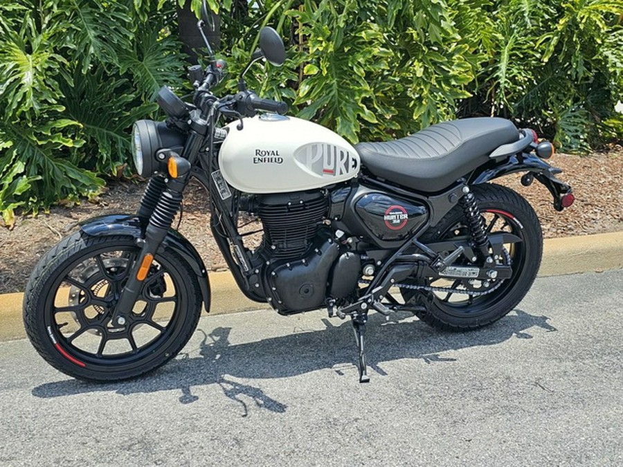 2023 Royal Enfield Hunter 350 Dapper White