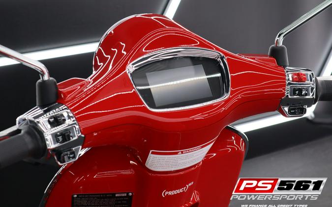 2023 Vespa Elettrica Red 70 KM/H