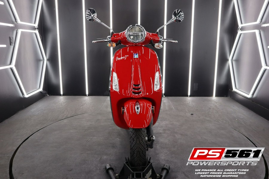 2023 Vespa Elettrica Red 70 KM/H