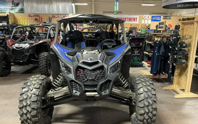 2024 Can-Am® Maverick X3 MAX X rs Turbo RR with Smart-Shox Dazzling Blue & Carbon Black