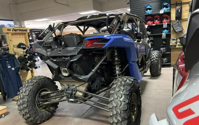 2024 Can-Am® Maverick X3 MAX X rs Turbo RR with Smart-Shox Dazzling Blue & Carbon Black