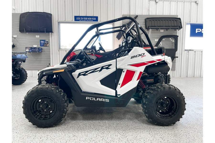 2023 Polaris Industries RZR 200 EFI White Lightning/Indy Red