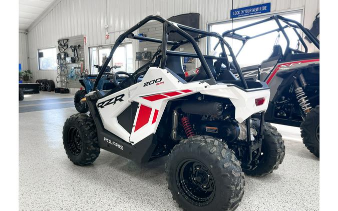 2023 Polaris Industries RZR 200 EFI White Lightning/Indy Red