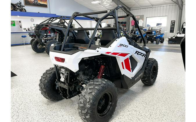 2023 Polaris Industries RZR 200 EFI White Lightning/Indy Red