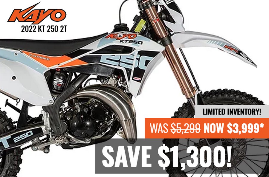 2022 Kayo KT 250 [2-Stroke] On Sale! $1,300 Savings!*