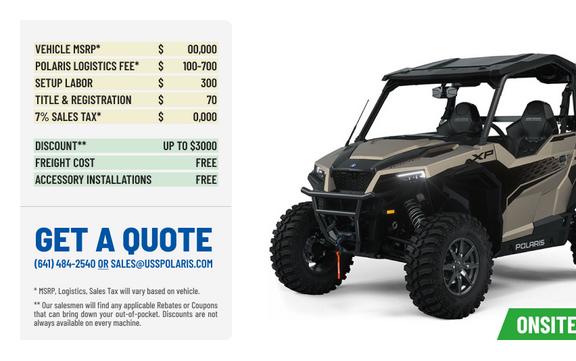 2024 Polaris Industries GENERAL® XP 1000 Ultimate