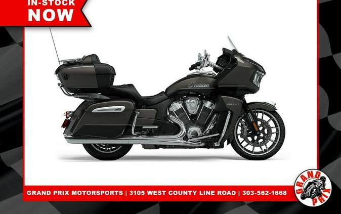 2024 Indian Motorcycle® Pursuit® Limited® with PowerBand Audio Package Titanium/Black Metallic