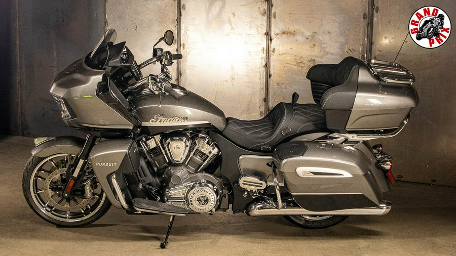 2024 Indian Motorcycle® Pursuit® Limited® with PowerBand Audio Package Titanium/Black Metallic