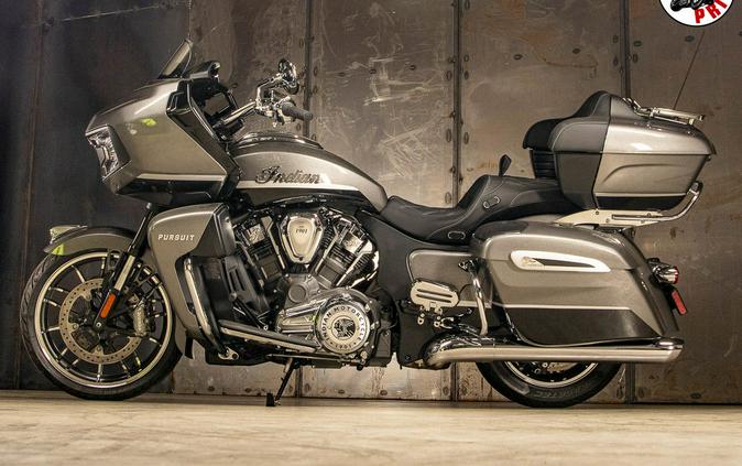 2024 Indian Motorcycle® Pursuit® Limited® with PowerBand Audio Package Titanium/Black Metallic