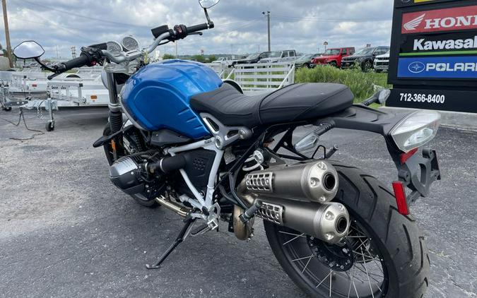 Used 2022 BMW R nineT Scrambler Option 719 Cosmic Blue Metallic Light White