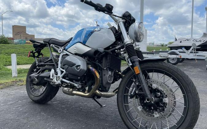 Used 2022 BMW R nineT Scrambler Option 719 Cosmic Blue Metallic Light White