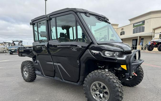 New 2024 CAN-AM DEFENDER MAX LONE STAR CAB HD10 NIGHT BLACK