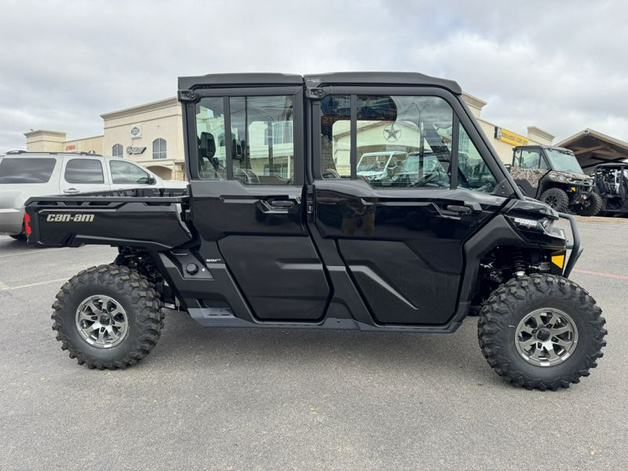 New 2024 CAN-AM DEFENDER MAX LONE STAR CAB HD10 NIGHT BLACK