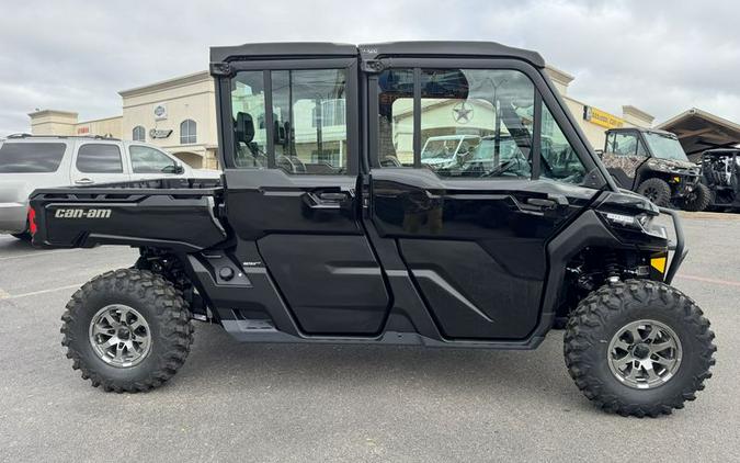 New 2024 CAN-AM DEFENDER MAX LONE STAR CAB HD10 NIGHT BLACK