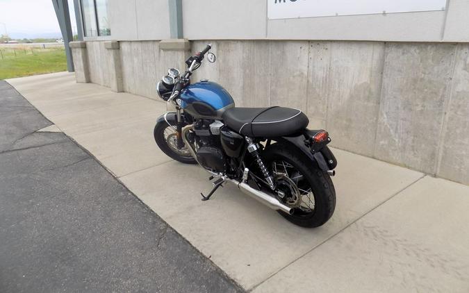 2022 Triumph Bonneville T100 Lucerne Blue/Fusion White