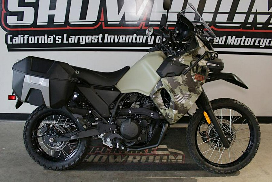 2025 Kawasaki KLR®650 Adventure ABS Cypher Camo Beige