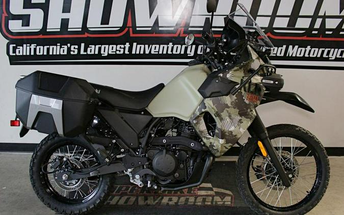 2025 Kawasaki KLR®650 Adventure ABS Cypher Camo Beige