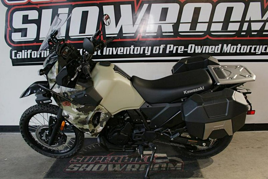 2025 Kawasaki KLR®650 Adventure ABS Cypher Camo Beige