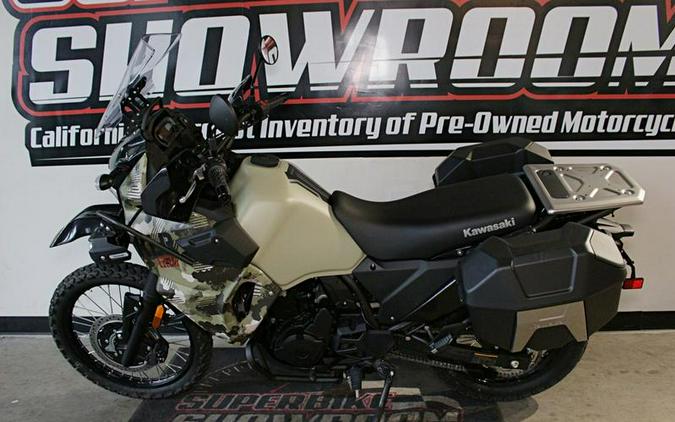 2025 Kawasaki KLR®650 Adventure ABS Cypher Camo Beige