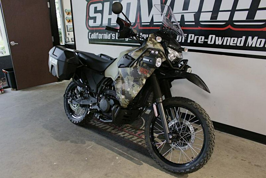 2025 Kawasaki KLR®650 Adventure ABS Cypher Camo Beige