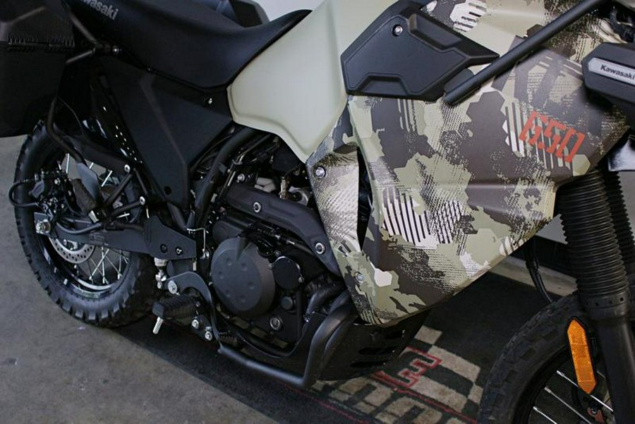 2025 Kawasaki KLR®650 Adventure ABS Cypher Camo Beige