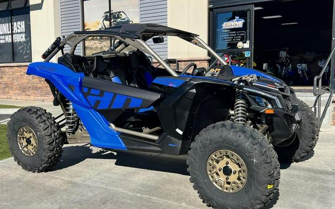 2024 Can-Am® Maverick X3 X rs Turbo RR with Smart-Shox Dazzling Blue & Carbon Black