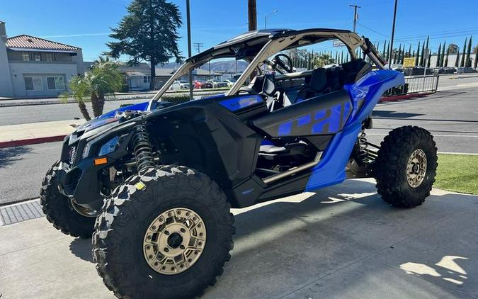 2024 Can-Am® Maverick X3 X rs Turbo RR with Smart-Shox Dazzling Blue & Carbon Black