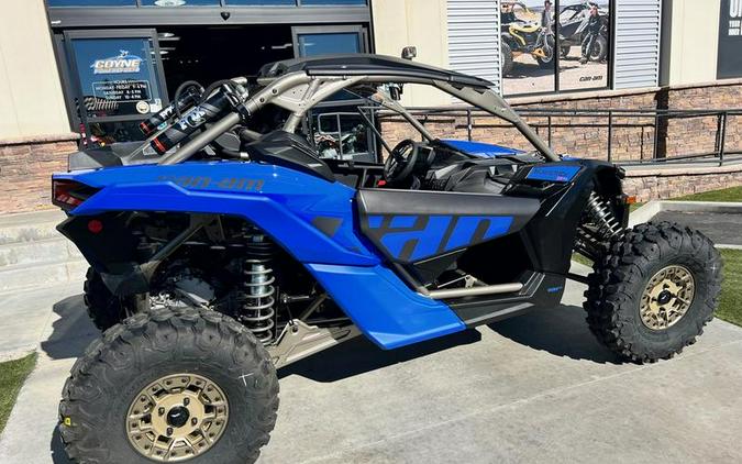 2024 Can-Am® Maverick X3 X rs Turbo RR with Smart-Shox Dazzling Blue & Carbon Black