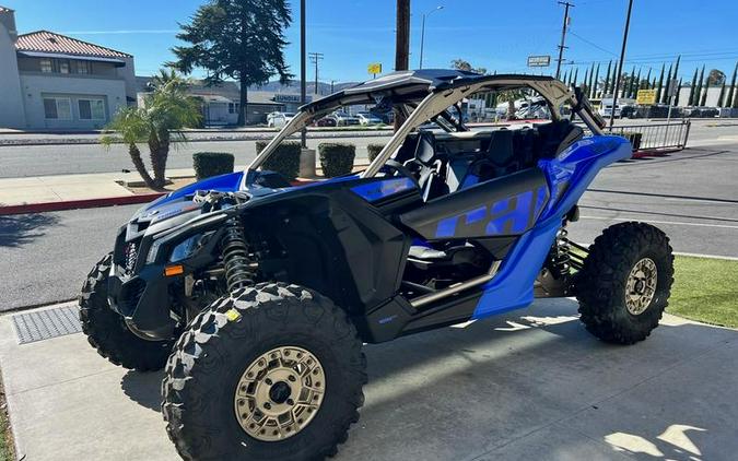 2024 Can-Am® Maverick X3 X rs Turbo RR with Smart-Shox Dazzling Blue & Carbon Black