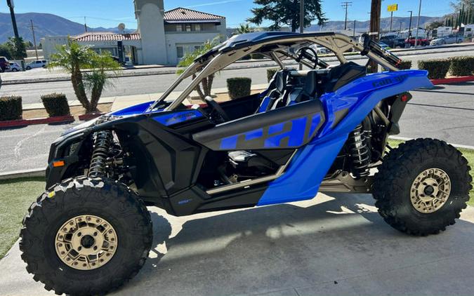 2024 Can-Am® Maverick X3 X rs Turbo RR with Smart-Shox Dazzling Blue & Carbon Black