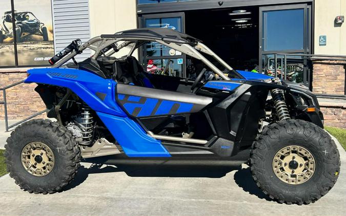 2024 Can-Am® Maverick X3 X rs Turbo RR with Smart-Shox Dazzling Blue & Carbon Black