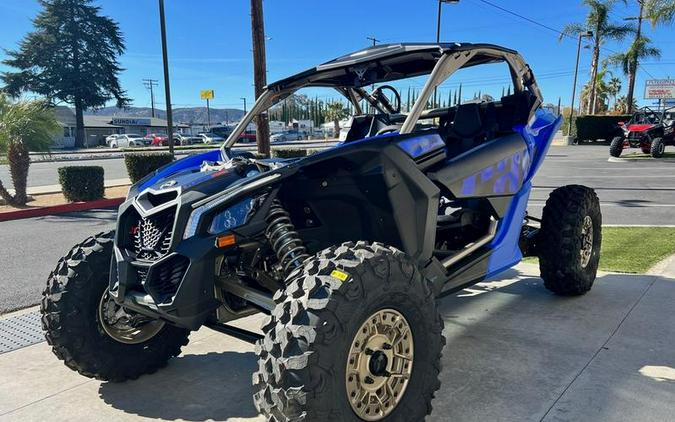 2024 Can-Am® Maverick X3 X rs Turbo RR with Smart-Shox Dazzling Blue & Carbon Black