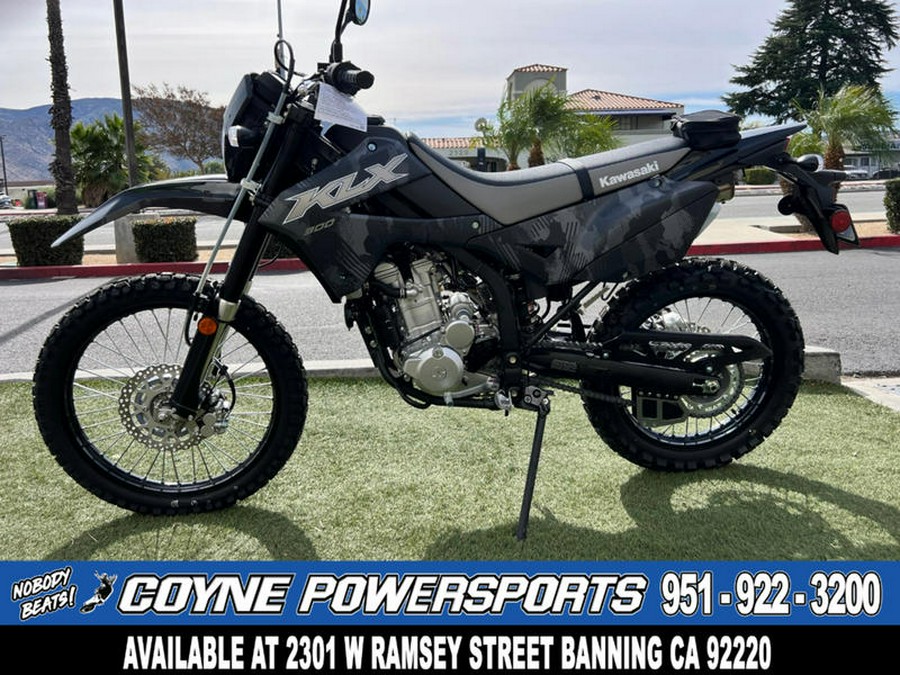 2024 Kawasaki KLX®300 Cypher Camo Gray