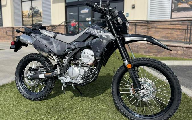 2024 Kawasaki KLX®300 Cypher Camo Gray