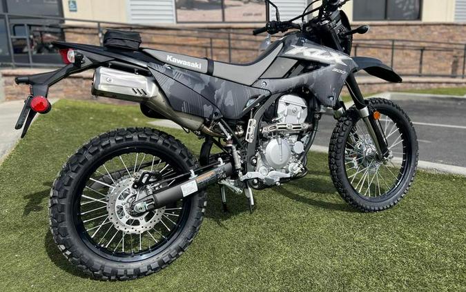 2024 Kawasaki KLX®300 Cypher Camo Gray