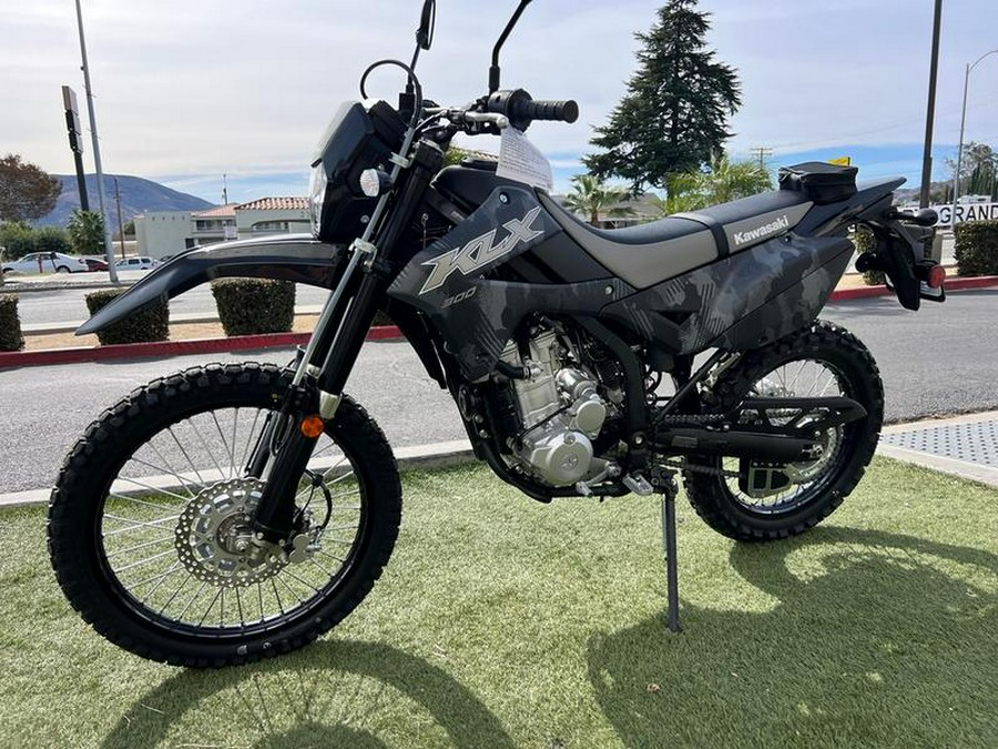 2024 Kawasaki KLX®300 Cypher Camo Gray